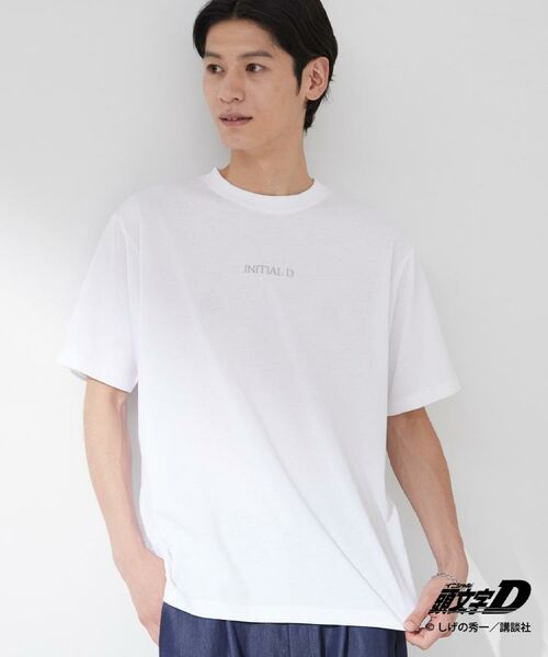 THE SHOP TK / ザ ショップ ティーケー Tシャツ | 頭文字D 別注 『フジワラ』 グラフィック半袖Tシャツ ステッカー&チャーム付き | 詳細6