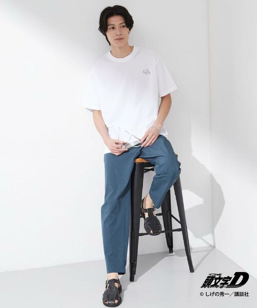THE SHOP TK / ザ ショップ ティーケー Tシャツ | 頭文字D 別注 『タカハシ』 グラフィック半袖Tシャツ ステッカー&チャーム付き | 詳細9
