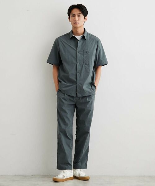 THE SHOP TK / ザ ショップ ティーケー シャツ・ブラウス | ナイロンストレッチシャツ S／S | 詳細3