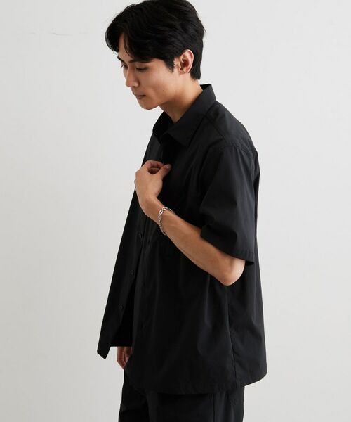 THE SHOP TK / ザ ショップ ティーケー シャツ・ブラウス | ナイロンストレッチシャツ S／S | 詳細6