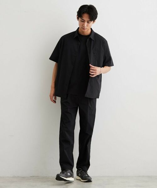THE SHOP TK / ザ ショップ ティーケー シャツ・ブラウス | ナイロンストレッチシャツ S／S | 詳細7