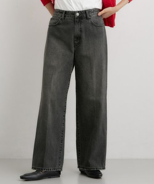 THE SHOP TK / ザ ショップ ティーケー デニムパンツ | どんなスタイルにも合わせやすい AIBOデニムワイド | 詳細1