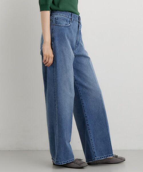 THE SHOP TK / ザ ショップ ティーケー デニムパンツ | どんなスタイルにも合わせやすい AIBOデニムワイド | 詳細10