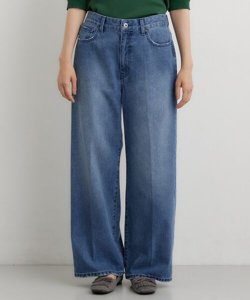 THE SHOP TK / ザ ショップ ティーケー デニムパンツ | どんなスタイルにも合わせやすい AIBOデニムワイド | 詳細13