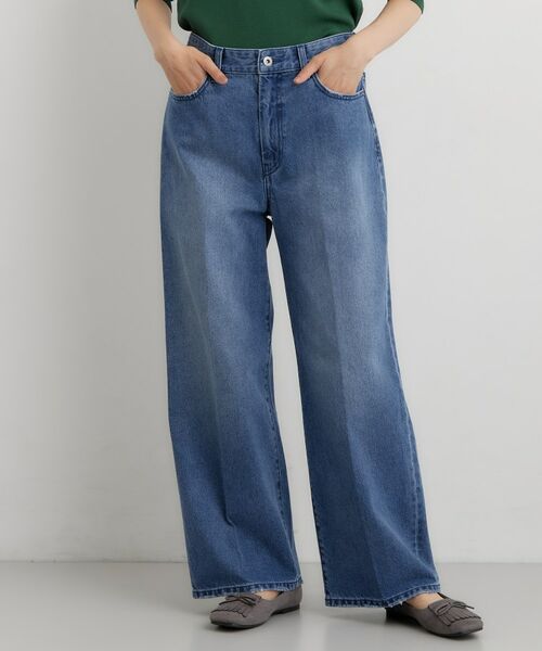 THE SHOP TK / ザ ショップ ティーケー デニムパンツ | どんなスタイルにも合わせやすい AIBOデニムワイド | 詳細9