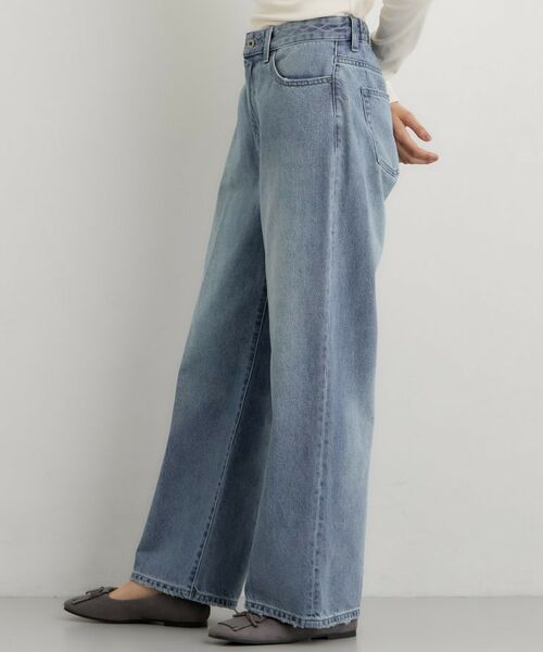 THE SHOP TK / ザ ショップ ティーケー デニムパンツ | どんなスタイルにも合わせやすい AIBOデニムワイド(ブルー(091))