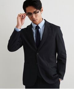 THE SHOP TK / ザ ショップ ティーケー テーラードジャケット | 【ストレッチ／洗濯機OK／セットアップ可】デニムライク ストレッチジャケット
