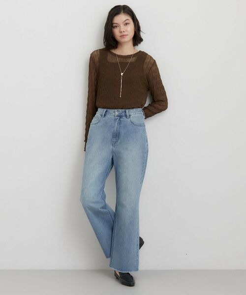 THE SHOP TK / ザ ショップ ティーケー カットソー | クリンクルシアークルーネックカットソー | 詳細11