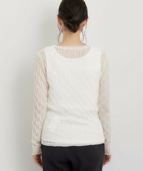 THE SHOP TK / ザ ショップ ティーケー カットソー | クリンクルシアークルーネックカットソー | 詳細19