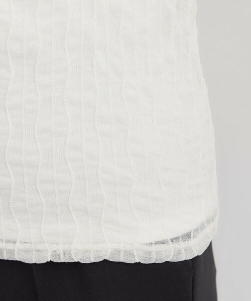 THE SHOP TK / ザ ショップ ティーケー カットソー | クリンクルシアークルーネックカットソー | 詳細22