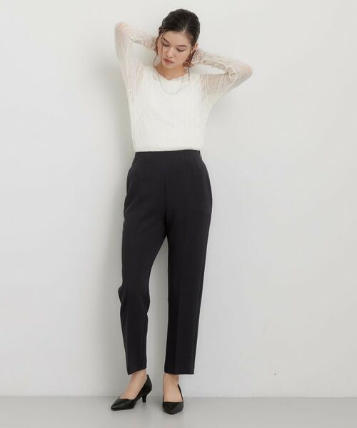 THE SHOP TK / ザ ショップ ティーケー カットソー | クリンクルシアークルーネックカットソー | 詳細3