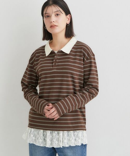 THE SHOP TK / ザ ショップ ティーケー ポロシャツ | ボーダーポロシャツ | 詳細5