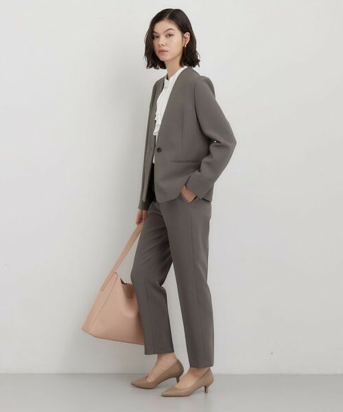 THE SHOP TK / ザ ショップ ティーケー パンツ | 【セットアップ可】美脚ラインですっきり見え テーパードパンツ | 詳細13