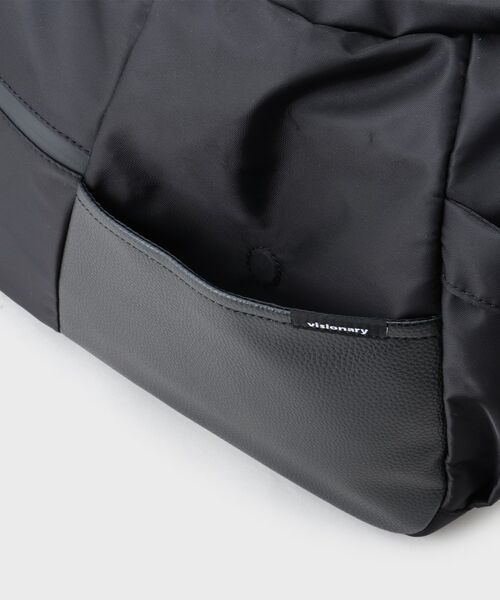 THE SHOP TK / ザ ショップ ティーケー ショルダーバッグ | VISIONARY 異素材コンビ ビッグショルダーバッグ | 詳細14