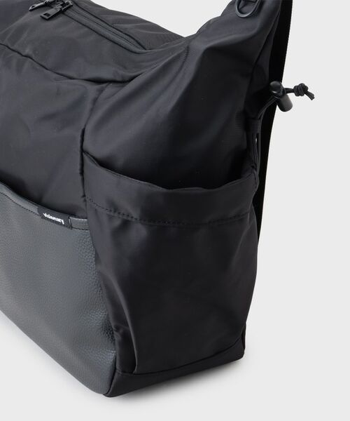 THE SHOP TK / ザ ショップ ティーケー ショルダーバッグ | VISIONARY 異素材コンビ ビッグショルダーバッグ | 詳細16