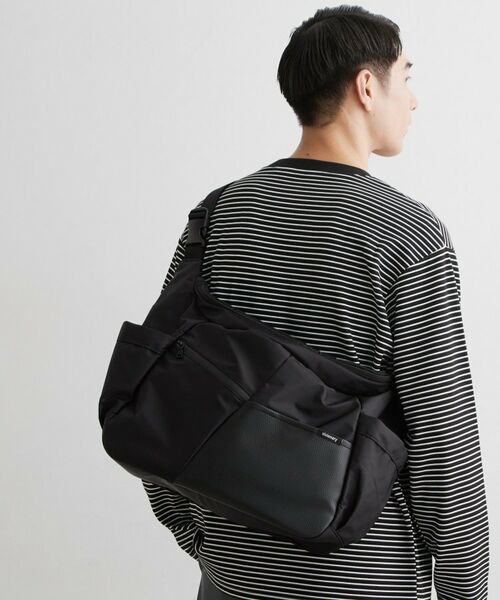 THE SHOP TK / ザ ショップ ティーケー ショルダーバッグ | VISIONARY 異素材コンビ ビッグショルダーバッグ | 詳細3