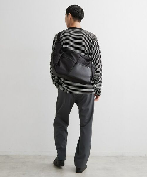 THE SHOP TK / ザ ショップ ティーケー ショルダーバッグ | VISIONARY 異素材コンビ ビッグショルダーバッグ | 詳細4