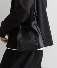 THE SHOP TK / ザ ショップ ティーケー ショルダーバッグ | VISIONARY 異素材コンビ 巾着ショルダーバッグ