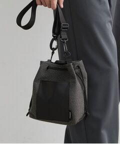 THE SHOP TK / ザ ショップ ティーケー ショルダーバッグ | VISIONARY 異素材コンビ 巾着ショルダーバッグ