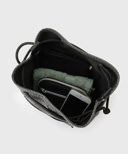 THE SHOP TK / ザ ショップ ティーケー ショルダーバッグ | VISIONARY 異素材コンビ 巾着ショルダーバッグ | 詳細12