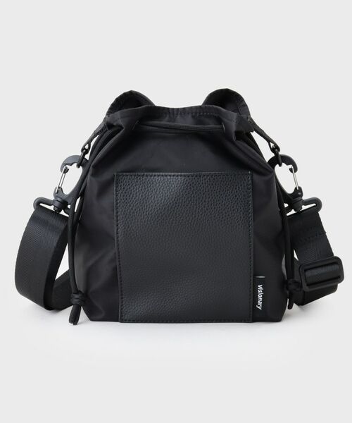 THE SHOP TK / ザ ショップ ティーケー ショルダーバッグ | VISIONARY 異素材コンビ 巾着ショルダーバッグ | 詳細5