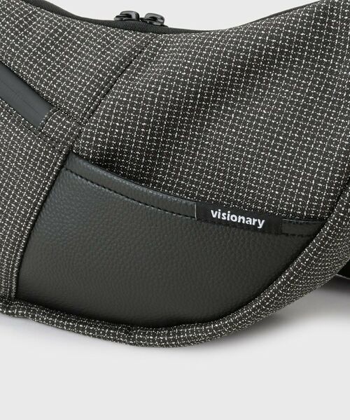 THE SHOP TK / ザ ショップ ティーケー ショルダーバッグ | VISIONARY 異素材コンビ ムーンショルダーバッグ | 詳細13