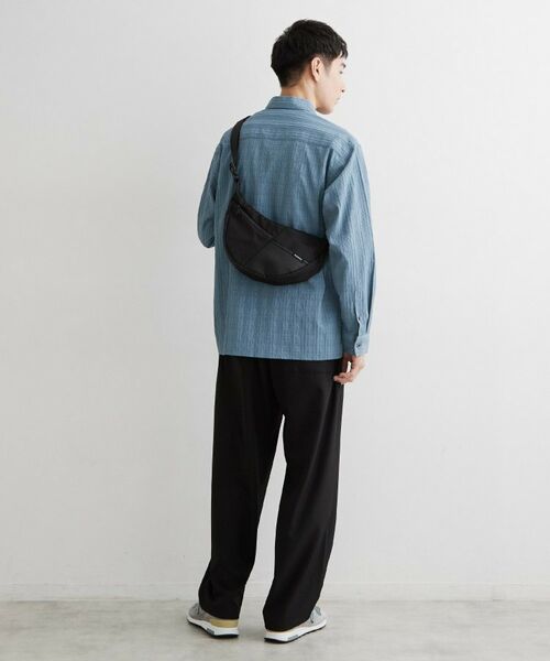 THE SHOP TK / ザ ショップ ティーケー ショルダーバッグ | VISIONARY 異素材コンビ ムーンショルダーバッグ | 詳細2