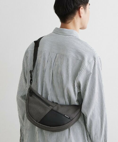 THE SHOP TK / ザ ショップ ティーケー ショルダーバッグ | VISIONARY 異素材コンビ ムーンショルダーバッグ | 詳細3