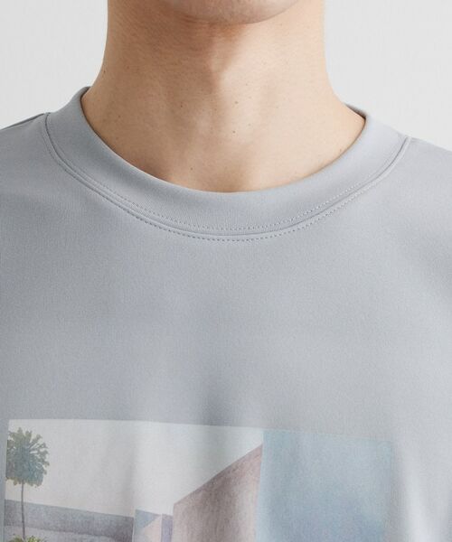 THE SHOP TK / ザ ショップ ティーケー カットソー | 【洗濯機OK】ポンチ長袖フォト長袖Tシャツ | 詳細12