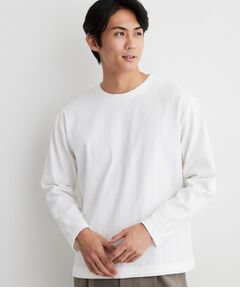 THE SHOP TK / ザ ショップ ティーケー カットソー | 【洗濯機OK】ワッフル レイヤード 長袖Tシャツ