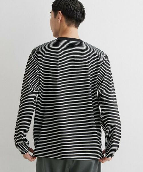 THE SHOP TK / ザ ショップ ティーケー カットソー | 【洗濯機OK】リップルボーダー長袖Tシャツ | 詳細6