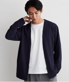 THE SHOP TK / ザ ショップ ティーケー カーディガン・ボレロ | 【半袖Tシャツ付き／洗濯機OK】アンサンブル 長袖カーディガン