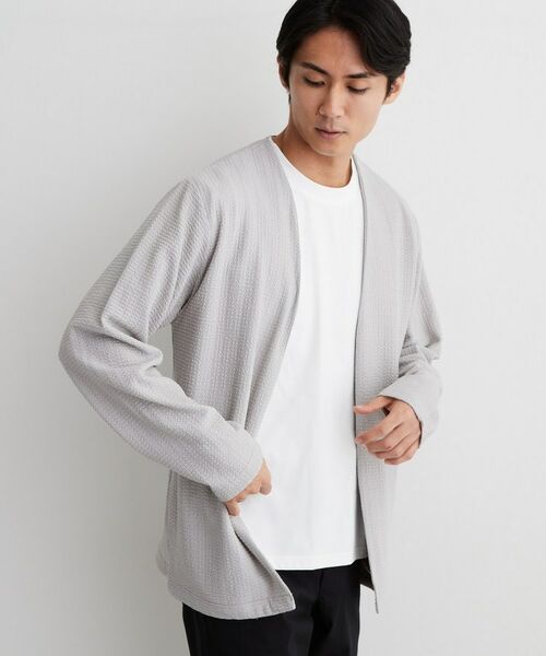 THE SHOP TK / ザ ショップ ティーケー カーディガン・ボレロ | 【半袖Tシャツ付き/洗濯機OK】アンサンブル 長袖カーディガン | 詳細1