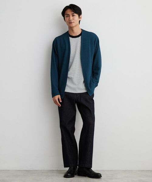 THE SHOP TK / ザ ショップ ティーケー カーディガン・ボレロ | 【半袖Tシャツ付き/洗濯機OK】アンサンブル 長袖カーディガン | 詳細11