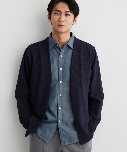 THE SHOP TK / ザ ショップ ティーケー カーディガン・ボレロ | 【半袖Tシャツ付き/洗濯機OK】アンサンブル 長袖カーディガン | 詳細16