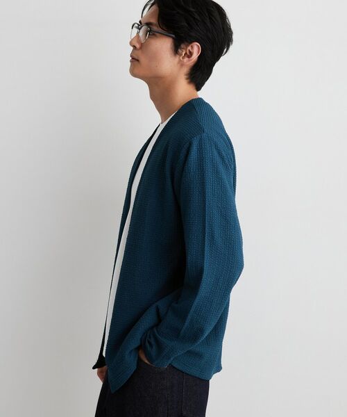 THE SHOP TK / ザ ショップ ティーケー カーディガン・ボレロ | 【半袖Tシャツ付き/洗濯機OK】アンサンブル 長袖カーディガン | 詳細8