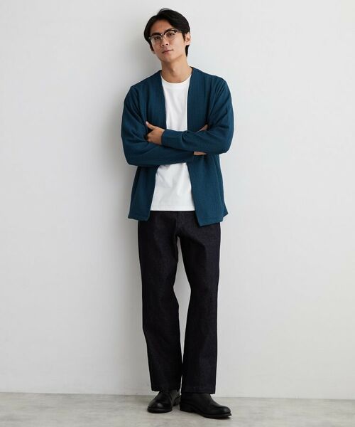 THE SHOP TK / ザ ショップ ティーケー カーディガン・ボレロ | 【半袖Tシャツ付き/洗濯機OK】アンサンブル 長袖カーディガン | 詳細9