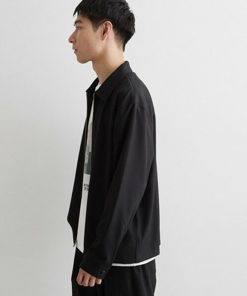 THE SHOP TK / ザ ショップ ティーケー レザーブルゾン・ジャケット | 【セットアップ可／洗濯機OK】ウールライクジップブルゾン | 詳細2