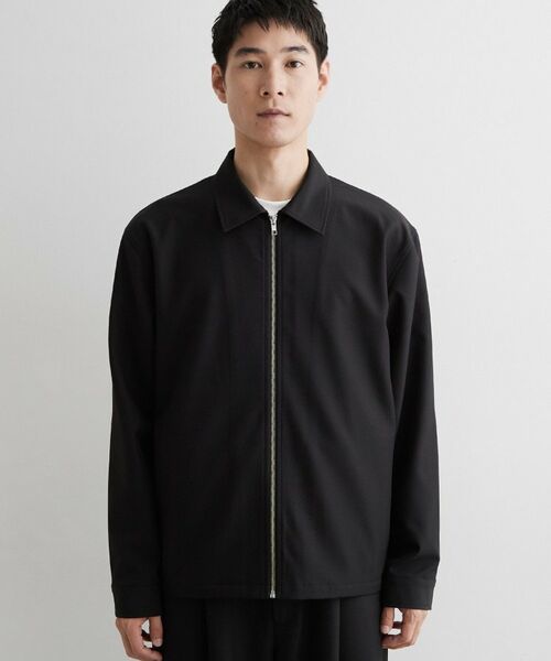 THE SHOP TK / ザ ショップ ティーケー レザーブルゾン・ジャケット | 【セットアップ可／洗濯機OK】ウールライクジップブルゾン | 詳細5