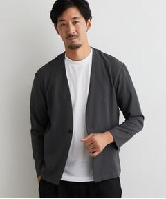 THE SHOP TK / ザ ショップ ティーケー カーディガン・ボレロ | 【半袖インナーセット／洗濯機OK】ポリストレッチ カーディガン