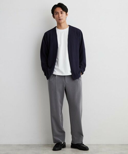 THE SHOP TK / ザ ショップ ティーケー パンツ | 【防シワ/2WAYストレッチ】 リラックス セミワイド イージーパンツ | 詳細2