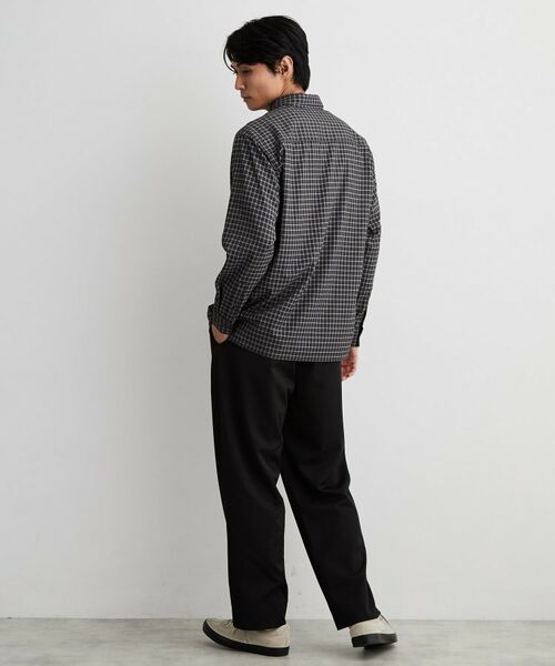 THE SHOP TK / ザ ショップ ティーケー パンツ | 【防シワ/2WAYストレッチ】 リラックス セミワイド イージーパンツ | 詳細7