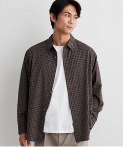THE SHOP TK / ザ ショップ ティーケー シャツ・ブラウス | 【洗濯機OK】ウールライク 長袖シャツ
