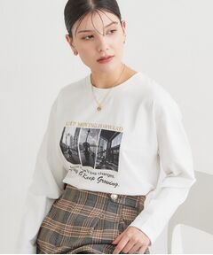 THE SHOP TK / ザ ショップ ティーケー カットソー | ロゴ＆フォトアソートロンT
