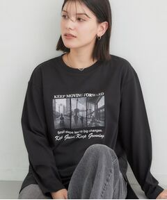 THE SHOP TK / ザ ショップ ティーケー カットソー | ロゴ＆フォトアソートロンT