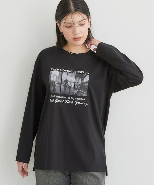 THE SHOP TK / ザ ショップ ティーケー カットソー | ロゴ&フォトアソートロンT | 詳細13