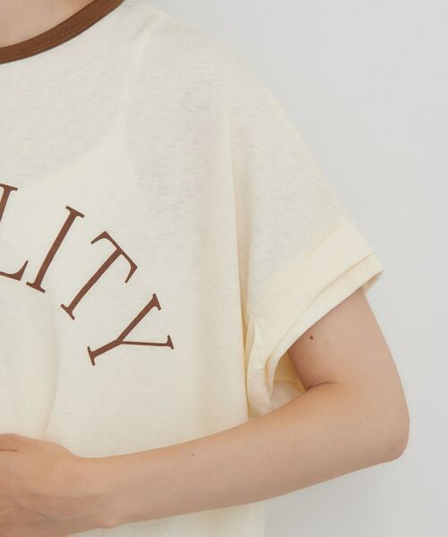 THE SHOP TK / ザ ショップ ティーケー カットソー | リンガーロゴTシャツ | 詳細13