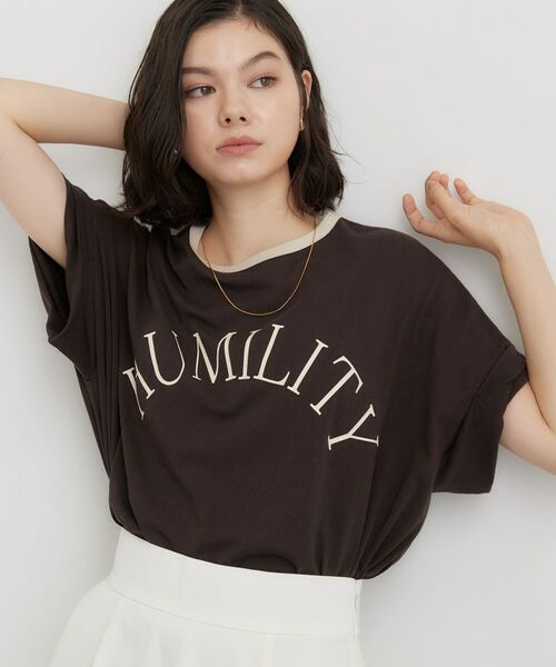 THE SHOP TK / ザ ショップ ティーケー カットソー | リンガーロゴTシャツ | 詳細5