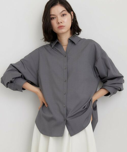 THE SHOP TK / ザ ショップ ティーケー シャツ・ブラウス | バックシャーリングシャツ | 詳細1