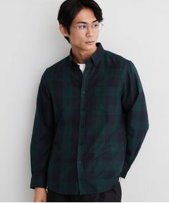 THE SHOP TK / ザ ショップ ティーケー シャツ・ブラウス | 【防シワ／洗濯機OK】アソート 長袖ネルシャツ
